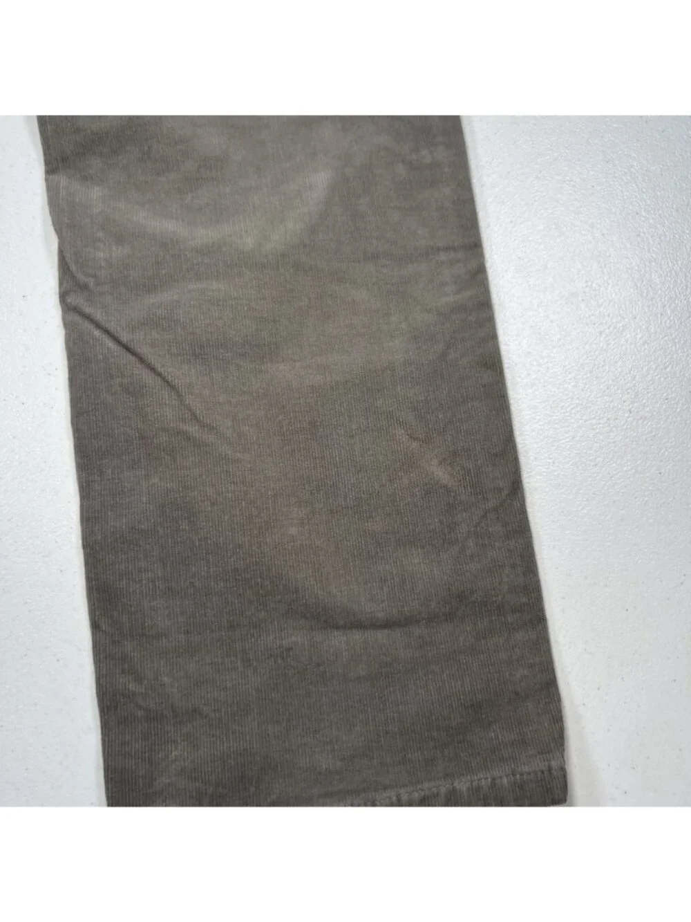 Faherty Mens Gray Brown Corduroy Five Pocket Pants Size 34x30 Stretch Casual